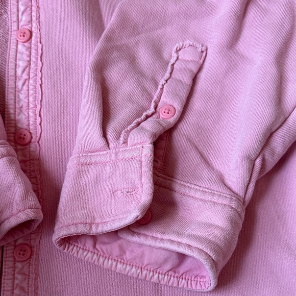 Aerie Light Pink Textured Shirt - Picture 4 of 6